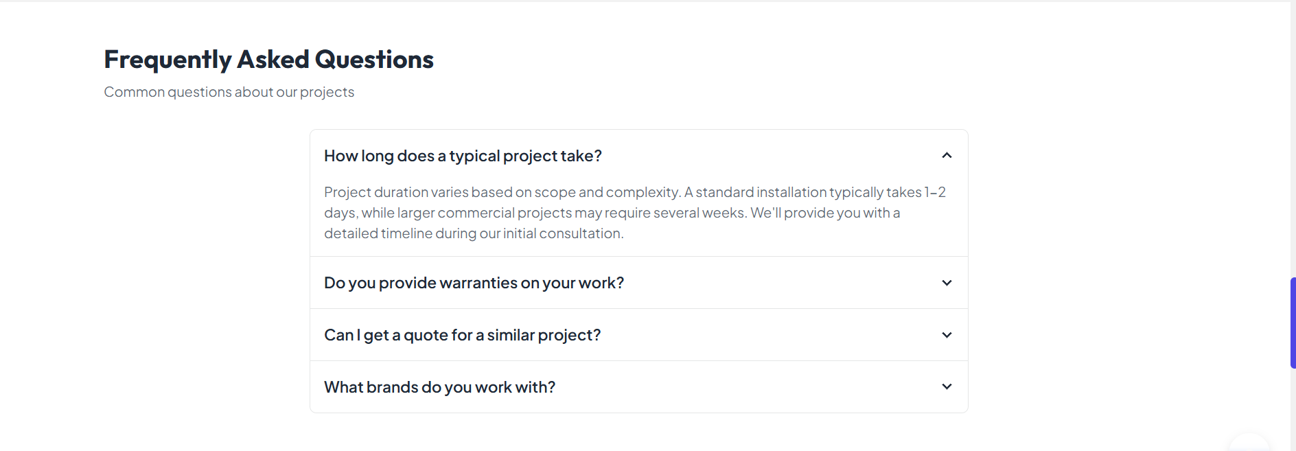 Variable Product Test
